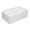 Gourmetier Solid Surface Stone Apron Front Farmhouse Sgl Bowl Kitchen Sink, White GKFA331810DS - alternate 1